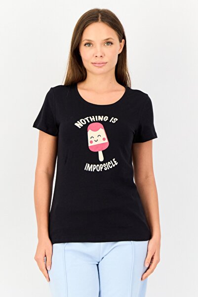 Zivame طقم ملابس نوم نسائية مكون من قطعتين بأكمام قصيرة، متعدد الألوان