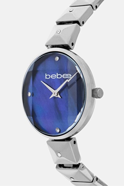 Bebe Women BB3730S/05M Stainless Steel Analog Watch 30 mm, Silver
