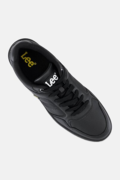 Lee Men Luka Brand Logo Lace Up Casual Shoes, Black
