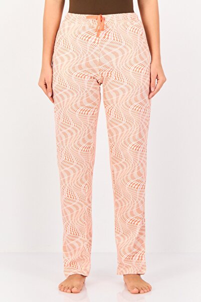Zivame Women Allover Print Drawstring Sleepwear Pyjama, Multicolor
