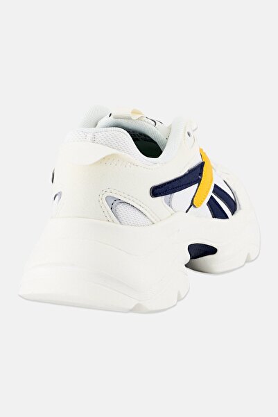 Reebok Kids Boy Royal Bridge 4 Lace Up Running Shoes, Off White