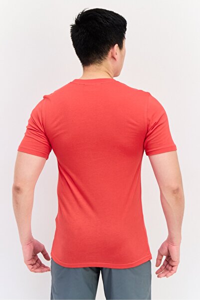 FILA Men Sportswear Fit Short Sleeve Outdoor T-Shirt, Red