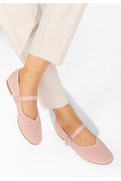 B T Shoes Ružové balerínky Zaida