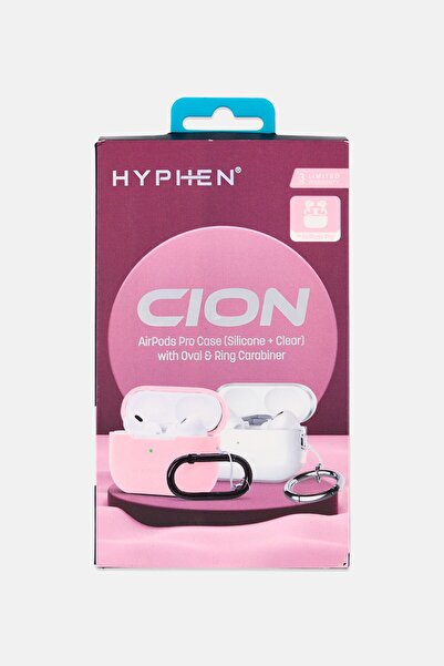 HYPHEN قطعتان من حافظة سماعات Airpods Pro من Cion مع حلقة تثبيت بيضاوية وحلقة...