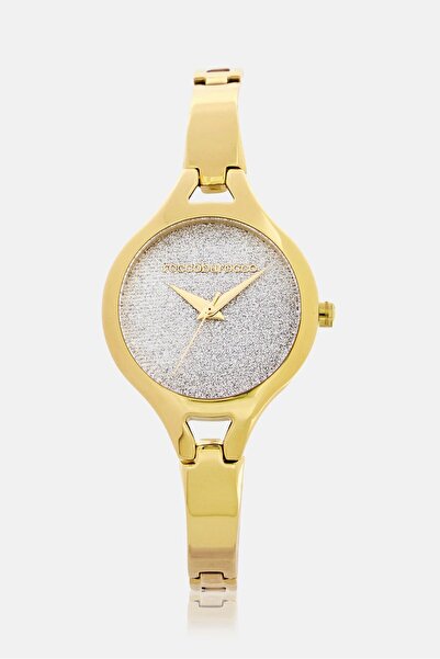 Roccobarocco Women RB2216S-07M Stainless Steel Analog Watch 25 mm With Bangle, Gold
