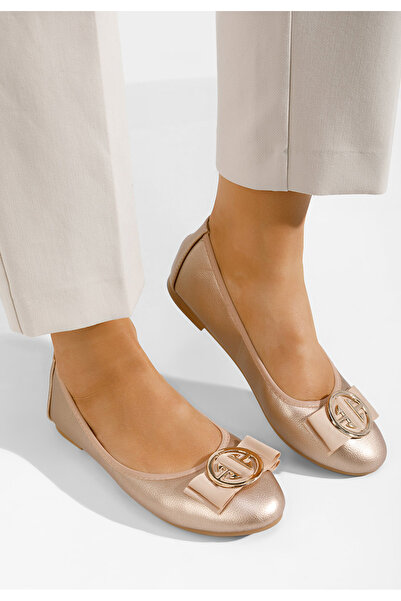 B T Shoes Balerini dama Trisha champagne