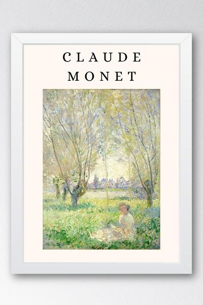 Saturn Claude Monet Springtime Framed Art Print Springtime - Eclectic Style Wall Decor