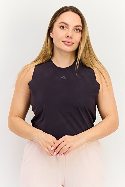 adidas Women Sportswear Fit Sleeveless Training Tank Top, Dark Purple