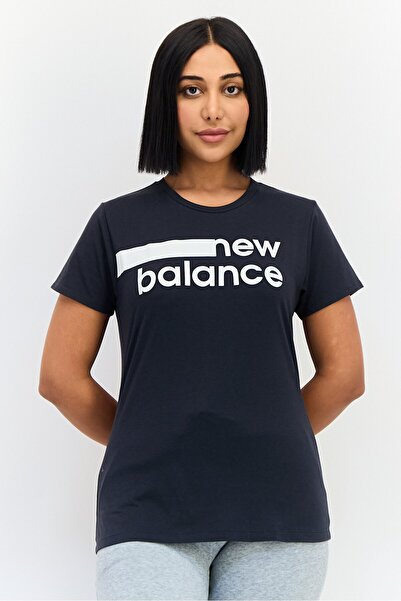 New Balance Women Athletic Fit Short Sleeves Training T-Shirt, Black