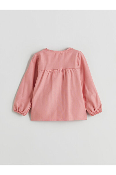 LC Waikiki Crew Neck Gabardine Girl's Shirt