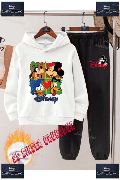 SS SİNSER Set de trening cu glugă pentru copii, unisex, cu imprimeu special „...