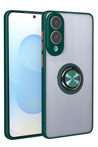 NewFace غطاء سيليكون لهاتف سامسونج جالاكسي S25 إيدج من سيبيتيم مع حلقة مونتري...