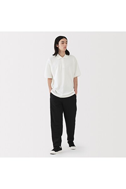 Muji UV Protection Quick Dry Waffle Short Sleeve Polo Shirt