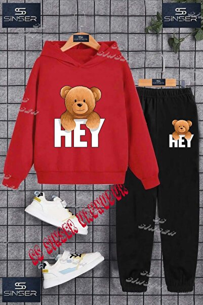 SS SİNSER Set de trening cu hanorac cu imprimeu special pentru copii, unisex,...