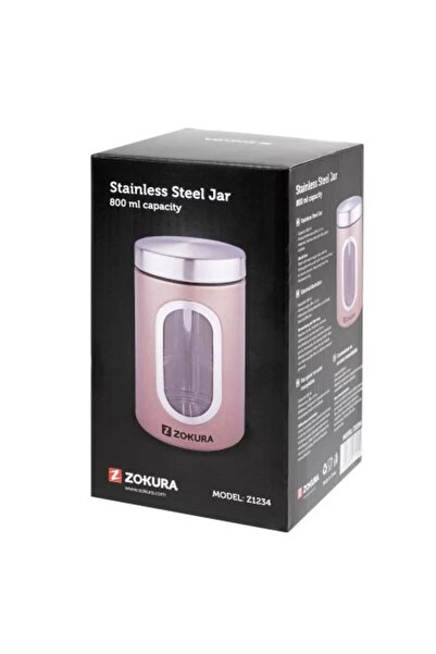 Zokura Storage Container 800ml, Stainless Steel -