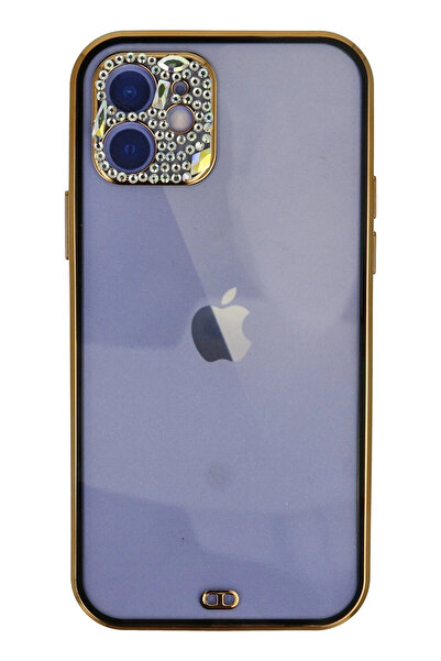 NewFace حافظة هاتف SEPETIM لهاتف iPhone 12 مصنوعة من السيليكون الحجري - أسود