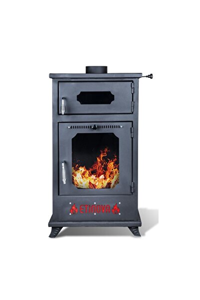 etinova Eti-B3 Büyük Fırınlı Şömine Tipi Pelet Soba