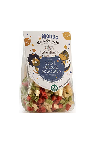 Pasta Natura Paste de orez cu sfeclă roșie și spanac, fără gluten pentru copii, 250g