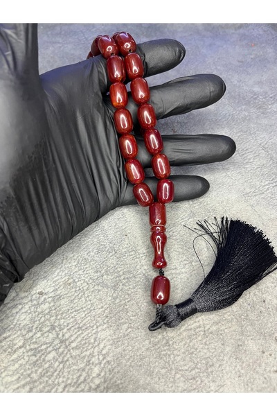 Mos Tespih Large Size Rope Tasseled High End Tightening Amber Prayer Beads