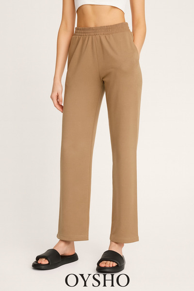 Arz giyim Αντιρυτιδικό ύφασμα βιζόν με ίσιο τελείωμα, παντελόνι φόρμας