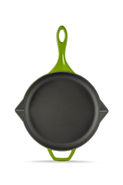 HOSSE 28cm Döküm Demir Tava Yeşil