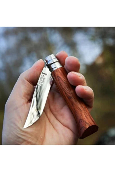 Opinel Pocket Knife N°06, Stainless Steel, 7 cm, 'Tradition Luxe', Padouk -