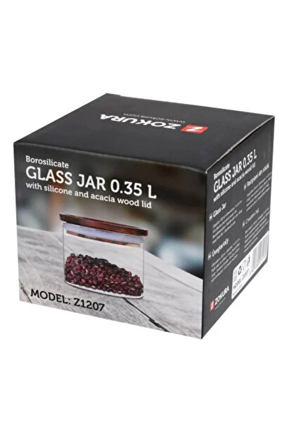 Zokura Recipient din sticla borosilicata, 350 ml