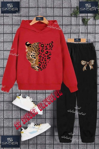 SS SİNSER Детски унисекс комплект от тренировъчен костюм с качулка и специале...