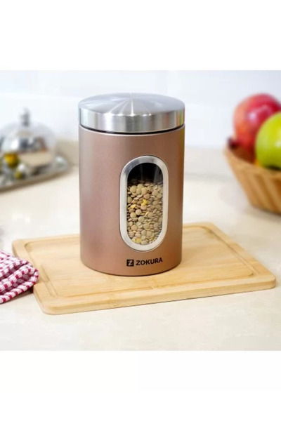 Zokura Storage Container 1500 ml, Stainless Steel -