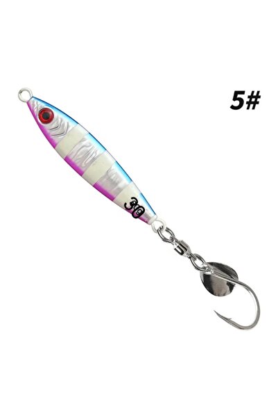 Bozok balıkçılık JİG , DÖNER KAŞIKLI JİG , 30 GRAM 6,2 CM