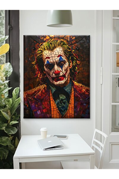 ESLEM JOKER TEMALI BASKILI KANVAS TABLO