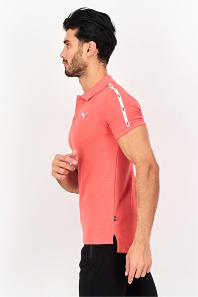 Puma Men Sportswear Fit Short Sleeve Outdoor Polo Shirt, Red