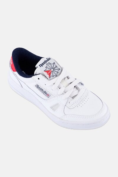 Reebok Kids Boy LT Court Lace Up Tennis Shoes, White