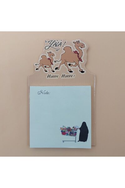 saudi scenes Magnet Square Memo Pads