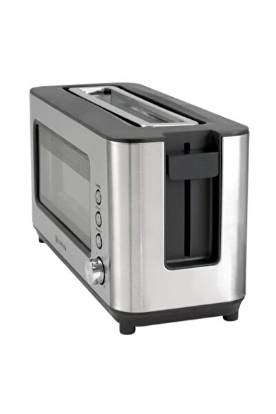 Zokura Prăjitor de pâine pentru 2 felii cu fereastră de sticlă, 1200 W -