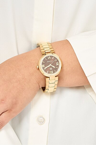 Tommy Hilfiger Women 1782631 Stainless Steel Analog Watch 34 mm, Golden