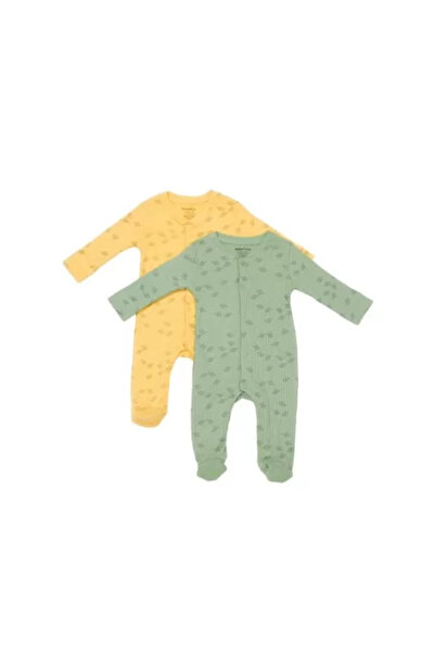 BabyCosy Sada 2 salopete lungi s potiskem, BabyCosy, 50% modal + 50% bumbac