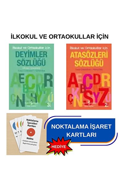 TÜRKİYE İŞ BANKASI KÜLTÜR YAYINLARI İLKOKUL VE ORTAOKULLAR İÇİN ATASÖZLERİ VE...