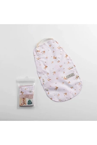 Miniware Bavetă pentru bebeluși 2-în-1 Catch & Cover, Golden Swallow