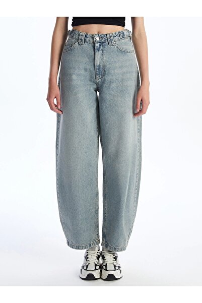 LC Waikiki XSIDE Mavi Baggy Fit Kadın Jean Pantolon