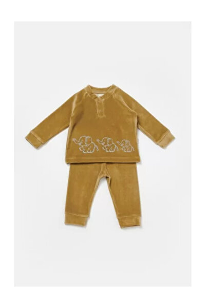 BabyCosy Set: Bluzita si pantaloni Elefant,