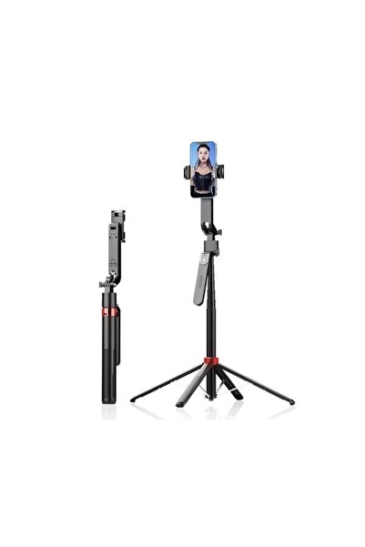 Nomker iPhone 15 Pro Max Uyumlu Akıllı Gimbal Selfie Çubuğu 1.8M Tripod Otoma...