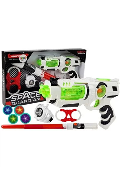 LeanToys Dětská herní sada SF, laserová pistole, laserový meč a příslušenství...