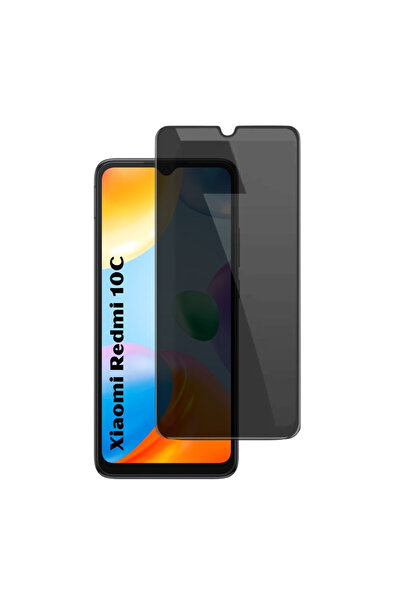 Xiaomi Folie de sticlă Privacy pentru Redmi 10C - Full Glue
