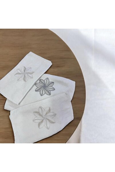 Dantelux Pouch with 3 Guipure Kitchen Towels Gift Dowry Towel