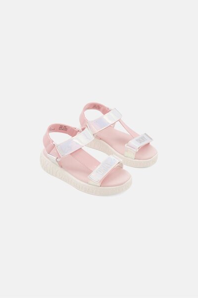 Dkny Kid Girl Allison Monty Wedge Sandals, Pink