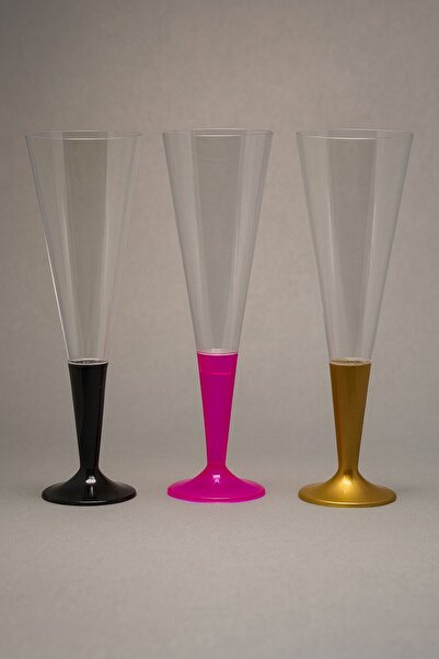 shop 10'lu Sert Plastik Bride To Be Gold Parti Bardağı Şampanya Kadeh Seti