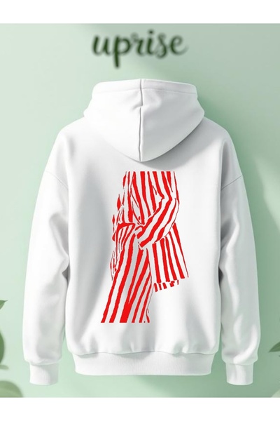 Vordevia سويت شيرت كبير الحجم من القطن المطبوع بثلاث خيوط