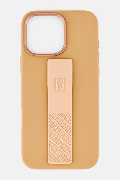 Levelo iPhone 16 Pro Max Morohix Silicone Case With Grip, Brown