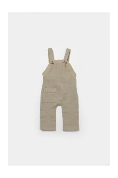 BabyCosy Set bluza si salopeta, Winter muselin, 100% bumbac - Verde